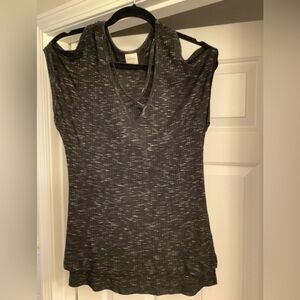 Kaileigh Charcoal Sleeveless Tank Top
